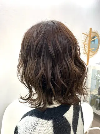 ミディアム カラー 🌻sunc kiwa🌻のヘアスタイル