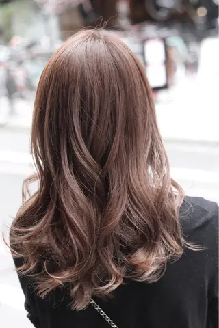 セミロング カラー ヘアアレンジ Recess hair所属・川内 政人のヘアスタイル