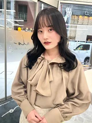 ミディアム 🫧ふじたまゆ🫧 レイヤーカット✂︎のヘアスタイル