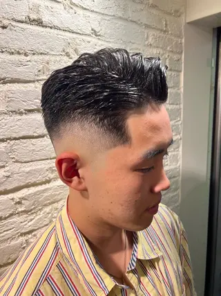 ショート メンズ BINGO HAIR WORKS 【ビンゴヘアワークス】所属・🎱メンズフェード 特化HYOGA🎱のヘアスタイル