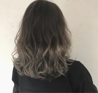 ロング カラー 小島嵩人 縮毛矯正 髪質改善のヘアスタイル