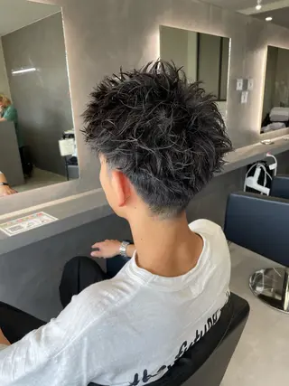 ショート TONE所属・佐久間 涼也のヘアスタイル