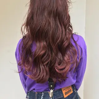 ロング カラー BRUNTJET所属・MAEDA MADOKAのヘアスタイル
