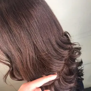 セミロング カラー ヘアアレンジ knock【ノック】所属・烏丸韓国ヘア🇰🇷 ayaka🎀のヘアスタイル