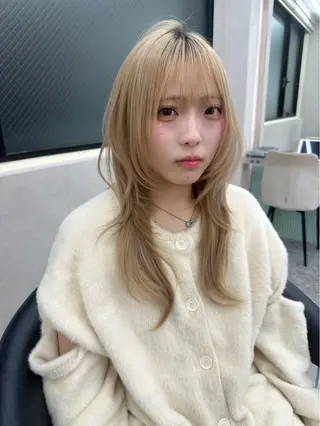 ロング Yuta✂︎ 韓国レイヤー🪽のヘアスタイル