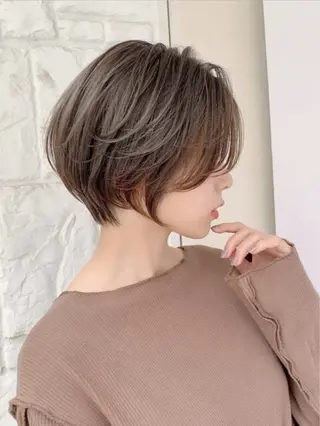 ショート 小顔顔周り/ショート 吉田ジョウのヘアスタイル