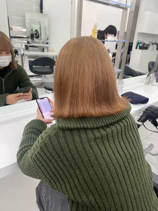 ロング 大人上品🤍透明感 ベージュ🤍REOのヘアスタイル