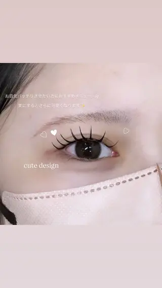 マツエク・マツパ EYELA MANAMI 💞のマツエク・マツパデザイン