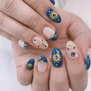 ネイル 🦋ネイルサロン ブラン🌈ゆりのネイルデザイン