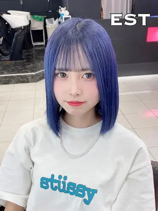 カラー ロング ヘアアレンジ メンズ KAZU TACKYのヘアスタイル