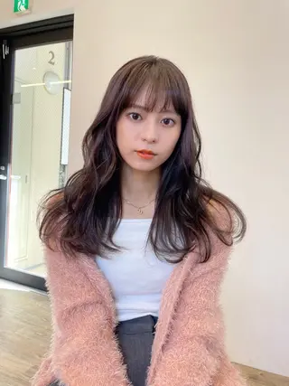 セミロング 艶髪/髪質改善 ナカムラのヘアスタイル