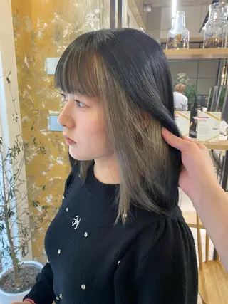 カラー Misaki ║ツヤカラーのヘアスタイル