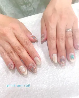 ネイル arm in arm ︎✿Yamamotoのマツエク・マツパデザイン