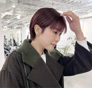 ショート foto所属・𝐁𝐋𝐔𝐄𝐓 /カット特化/新宿のヘアスタイル