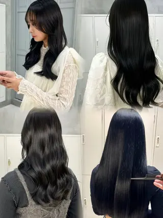 ロング カラー 新宿📍韓国ヘア 🇰🇷透明感カラーのヘアスタイル