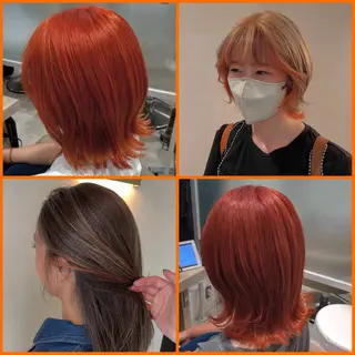 セミロング カラー メンズ EARTH菊名店👾 ひらのすぐるのヘアスタイル