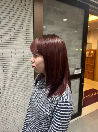 カラー 暖色カラー/ メンズパーマつばきのヘアスタイル