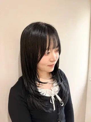 ロング 酒井 成貴のヘアスタイル