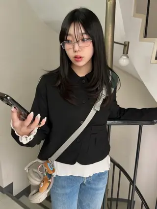 セミロング カラー CAMINO REAL所属・natsumi zenshoのヘアスタイル