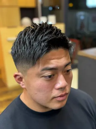 ショート KEEN  creative hair所属・齊藤/メンズカット/ 溝の口/バーバーのヘアスタイル