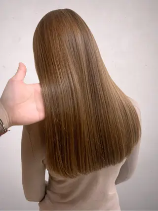 ロング カラー 京都大人女性ショート 徒歩1分/秋山のヘアスタイル