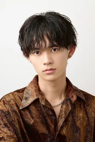 メンズ フェザー/毛流れ/ パーマ渋谷BLUCKのヘアスタイル