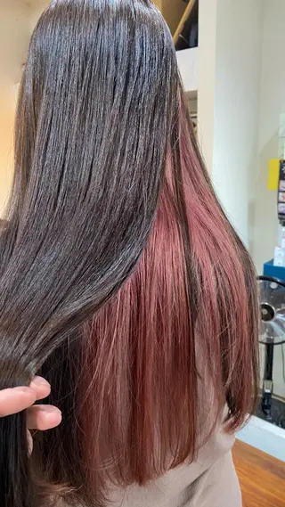 ロング カラー 低ダメージカラー/ 髪質改善/粟田翔太のヘアスタイル