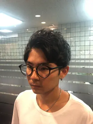 ショート パーマ メンズ 【店長】福田 健人のヘアスタイル