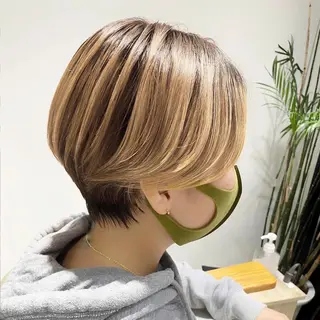 ショート ✨圧倒的満足度◎ 小顔美人ショート✨佃のヘアスタイル