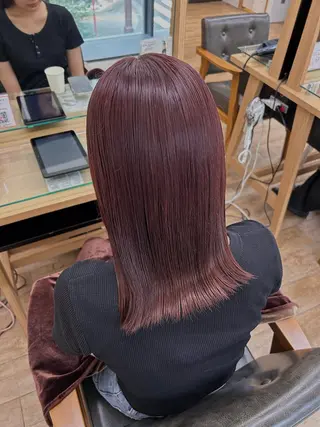 ミディアム カラー ️暖色/透明感カラー 🌸ひなた🌸のヘアスタイル