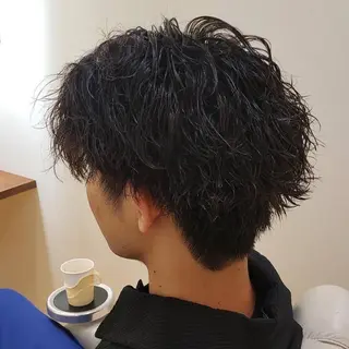 メンズ パーマ 【メンズ専門美容師】 栗原　球【きゅう】のヘアスタイル