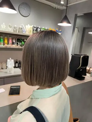 ミディアム カラー 韓国風/オシャレ /縮毛矯正/滝口琴未のヘアスタイル