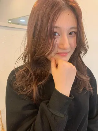 セミロング カラー m ā l o.🌷 サカモトマイコのヘアスタイル