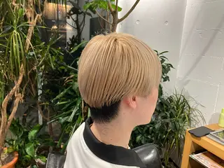 ショート メンズパーマ shell 宮下のヘアスタイル
