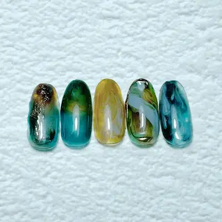 ミディアム ネイル Ao. Nailのネイルデザイン