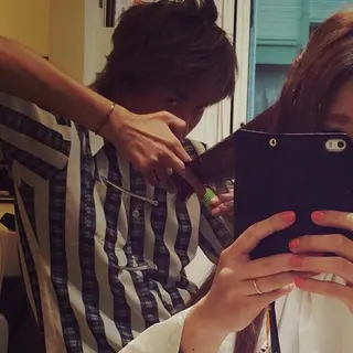 ロング MAKEーUP WARMメーキャップウォーム所属・MAKEーUP WARMのヘアスタイル