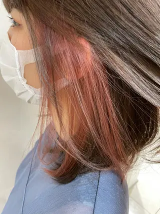 ミディアム カラー ヘアアレンジ 【Sweep】おじま のぞみのヘアスタイル