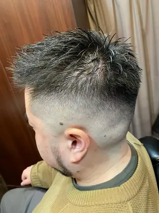 ショート パーマ ヘアアレンジ メンズ ヒロ銀座 無料急募‼️小野のヘアスタイル