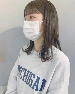 カラー ボブパーマコテ巻き風 パーマNo1深江秀平のヘアスタイル