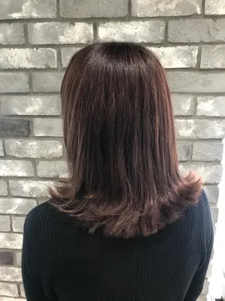セミロング カラー 🦋 RUKA🦋のヘアスタイル