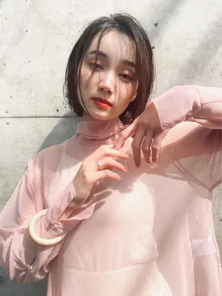 ショート カラー 似合わせ×美髪改善✨ Yutoのヘアスタイル