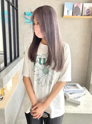 ロング カラー mood tatemachiのヘアスタイル