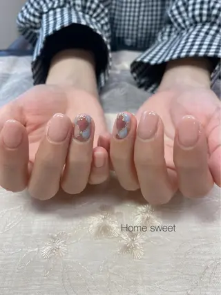 ネイル ショートネイル. Home sweetのネイルデザイン