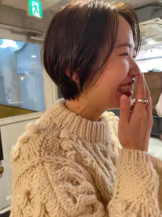 ショート さの あやねのヘアスタイル