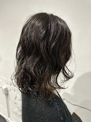 セミロング パーマ ARCOIRIS by　doll hair所属・稲本麻衣 【韓国ヘア】のヘアスタイル