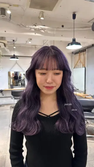 ロング カラー Lomalia Rukaのヘアスタイル