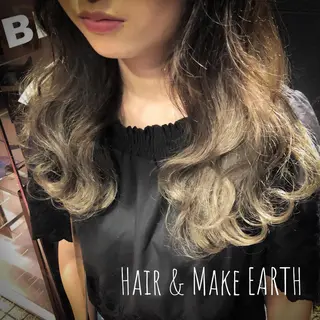 セミロング カラー メンズパーマ特化🏅 中村　凌のヘアスタイル