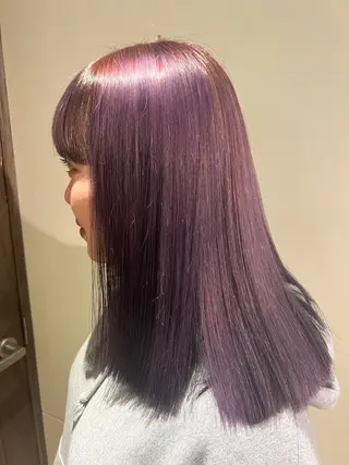 カラー Lisa🪄似合わせ ／デザインカラーのヘアスタイル