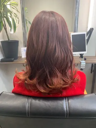 ミディアム カラー 松木 護裕のヘアスタイル