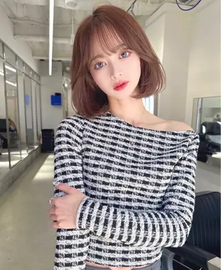 ショート Lond Lūna所属・みく/韓国風艶カラー /透明感カラーのヘアスタイル